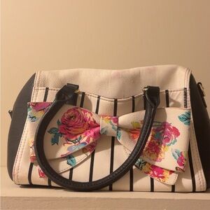 Betsy Johnson Floral Bow Bag